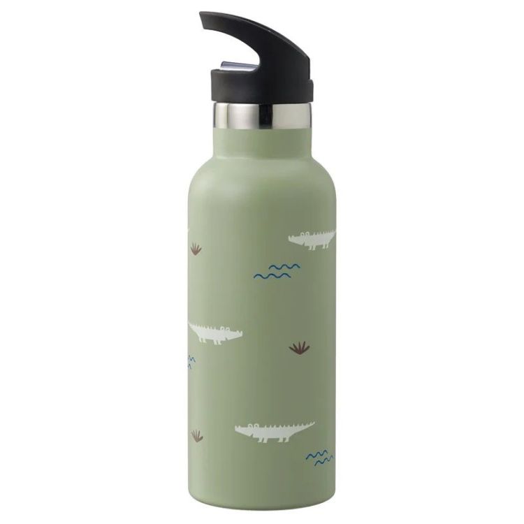 Fresk Thermo drinkfles - Crocodile 500ml