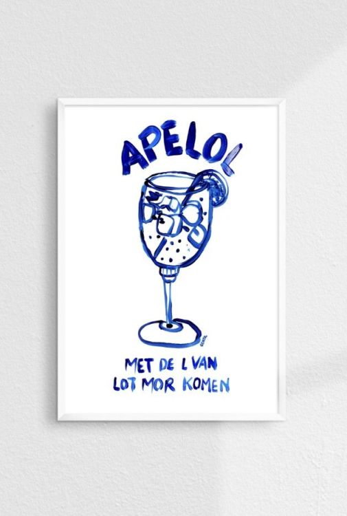 Gentil Poster - Apelol - 300 <span class='gold'>x</span> 400 mm Gentil Poster - Apelol - 300 <span class='gold'>x</span> 400 mm