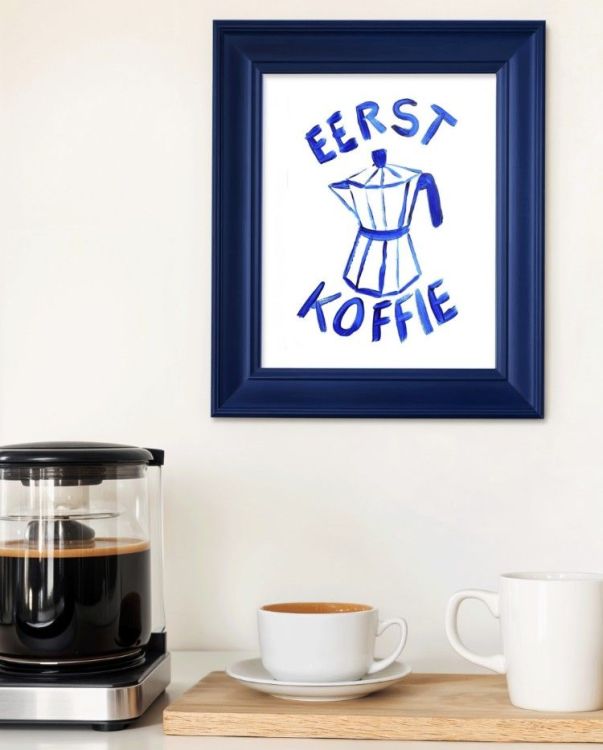 Gentil Poster - Eerst koffie Gentil Poster - Eerst koffie