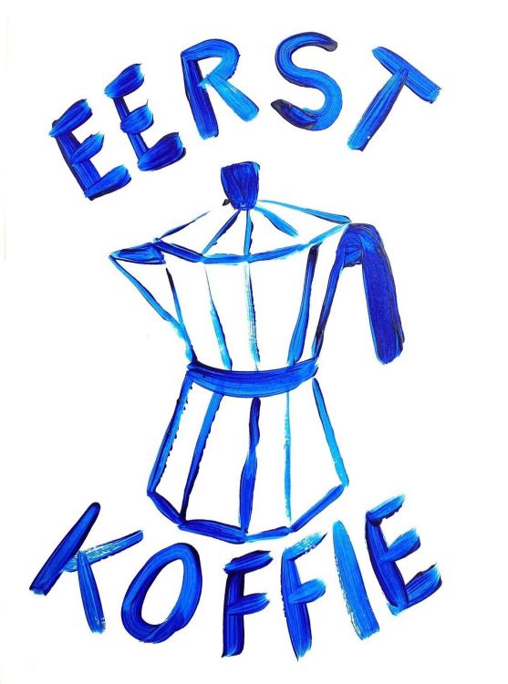 Gentil Poster - Eerst koffie
