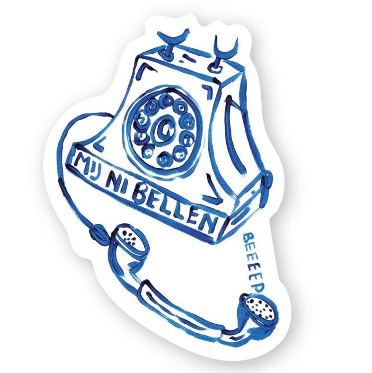 Gentil Sticker - Mij ni bellen Gentil Sticker - Mij ni bellen