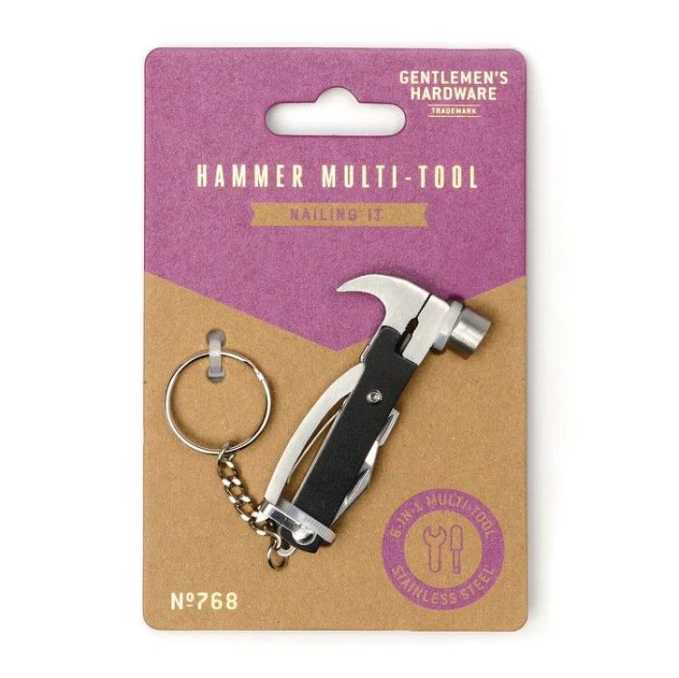 Gentlemens Hardware Sleutelhanger - Hammer multi-tool