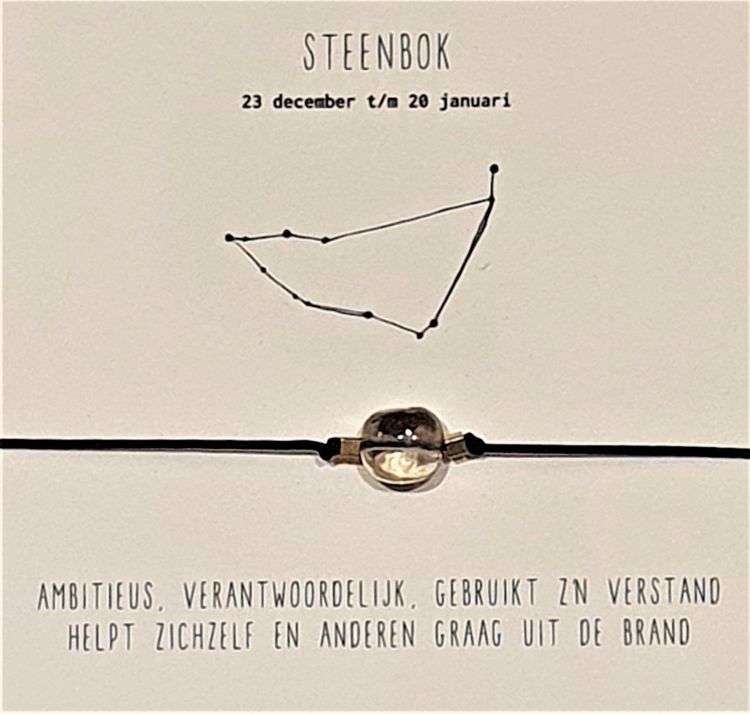 Gewoon Jip Armbandje sterrenbeeld - Steenbok