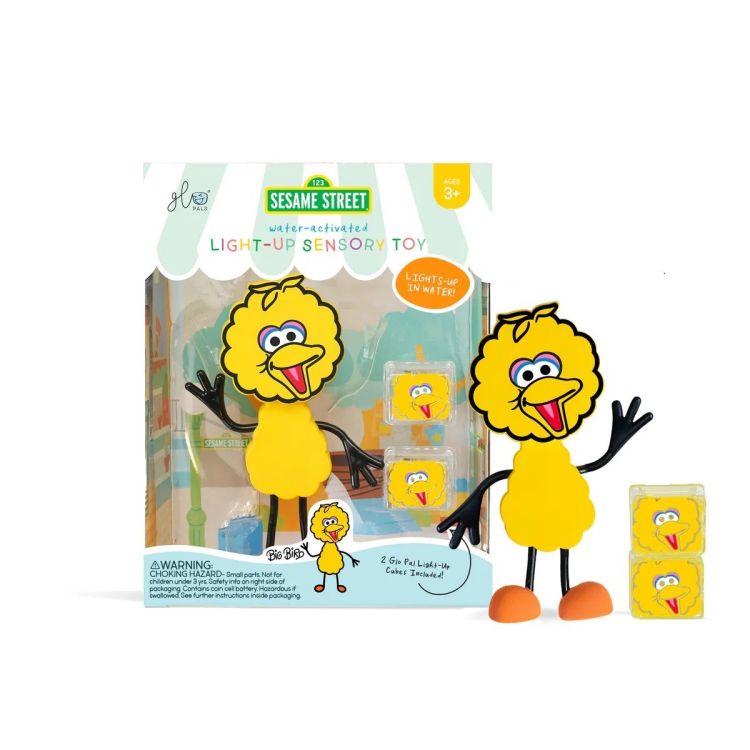 Glo Pals Badspeelgoed - Lichtgevende blokjes - Big bird set