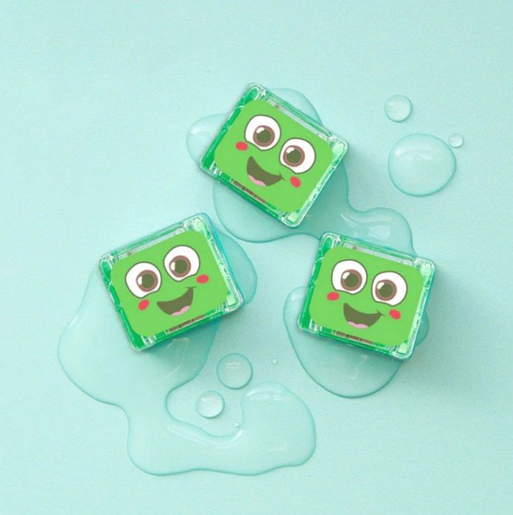 Glo Pals Badspeelgoed - Lichtgevende blokjes - Christmas set (4 stuks)