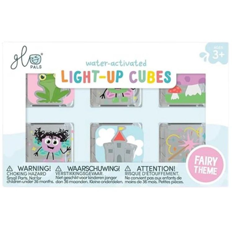 Glo Pals Badspeelgoed - Lichtgevende blokjes - Fairy (6 stuks) Glo Pals Badspeelgoed - Lichtgevende blokjes - Fairy (6 stuks)