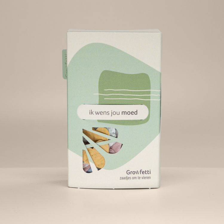 Growfetti Zaadpapier confetti - Ik wens jou moed Growfetti Zaadpapier confetti - Ik wens jou moed