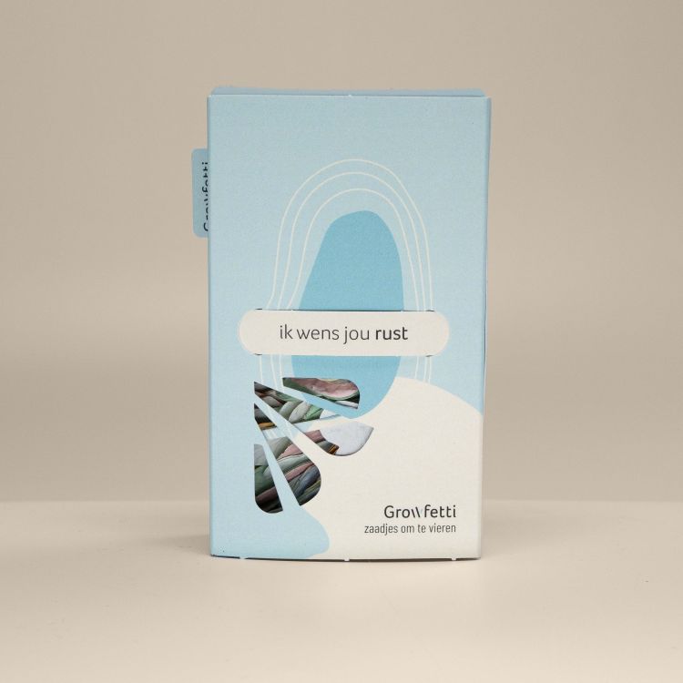 Growfetti Zaadpapier confetti - Ik wens jou rust Growfetti Zaadpapier confetti - Ik wens jou rust