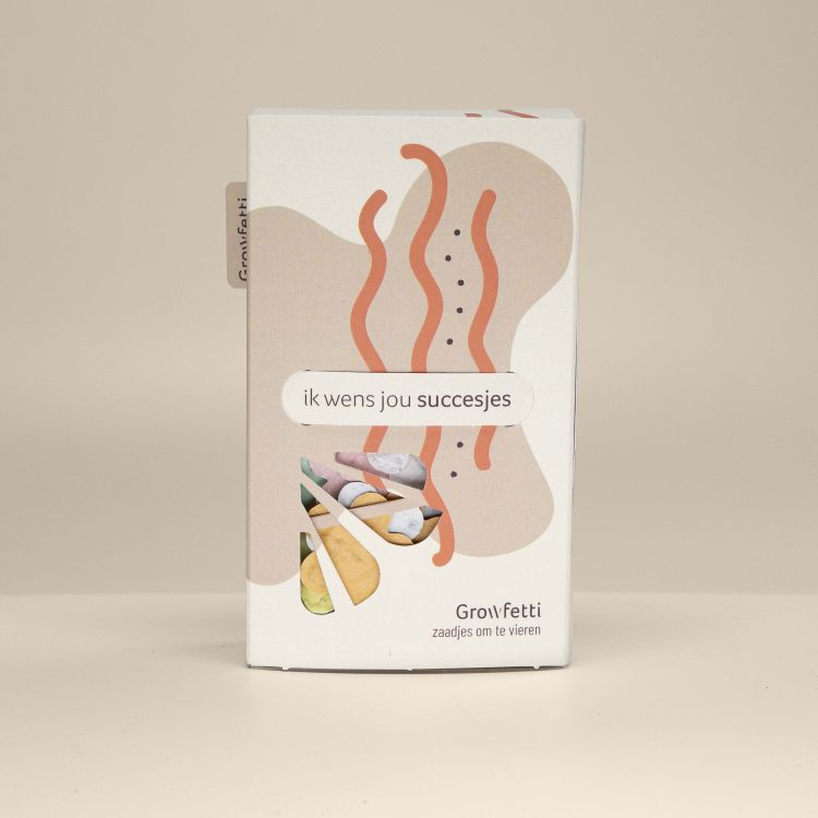 Growfetti Zaadpapier confetti - Ik wens jou succesjes Growfetti Zaadpapier confetti - Ik wens jou succesjes