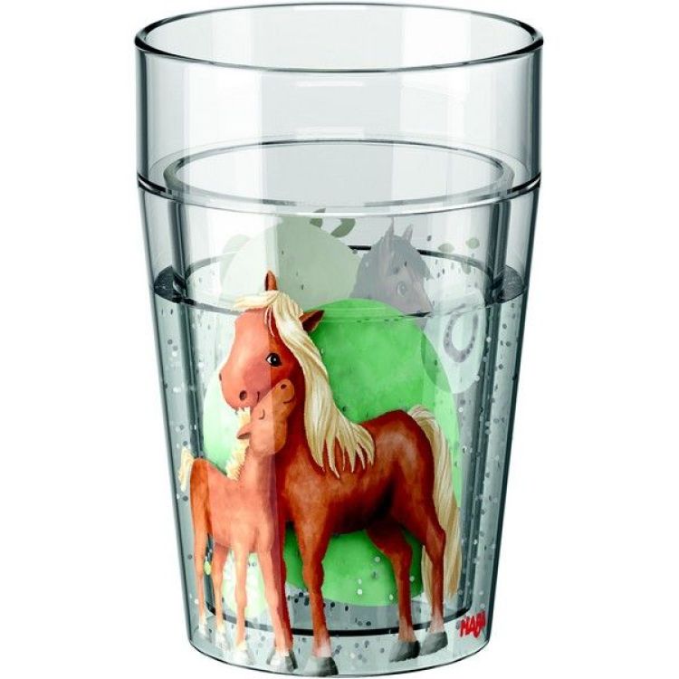 Haba Glitterbeker - Paarden