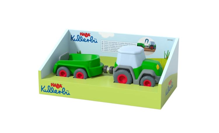 Haba Kullerbü - Tractor met aanhanger