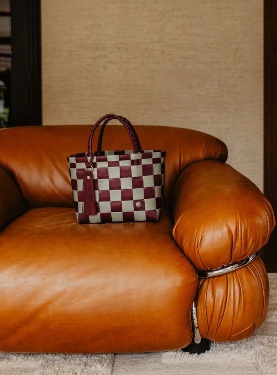 Handed By Shopper Paris Mini - Matcha Green en Mulberry mix