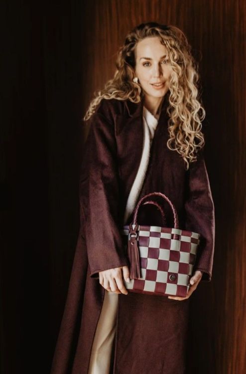 Handed By Shopper Paris Mini - Matcha Green en Mulberry mix