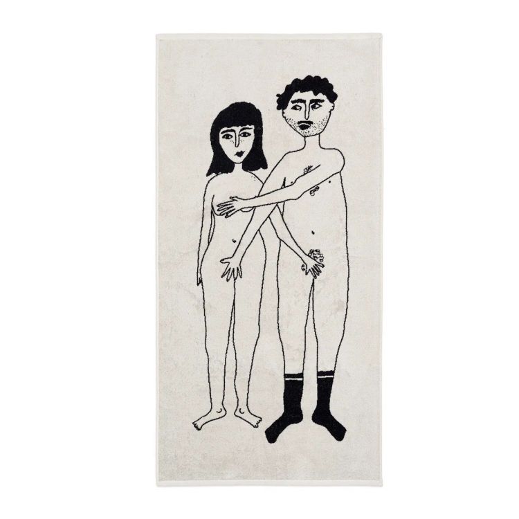 Helen B Badhanddoek - Naked couple