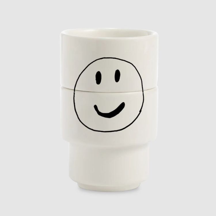 Helen B Eierdop - Smiley (set van 2)