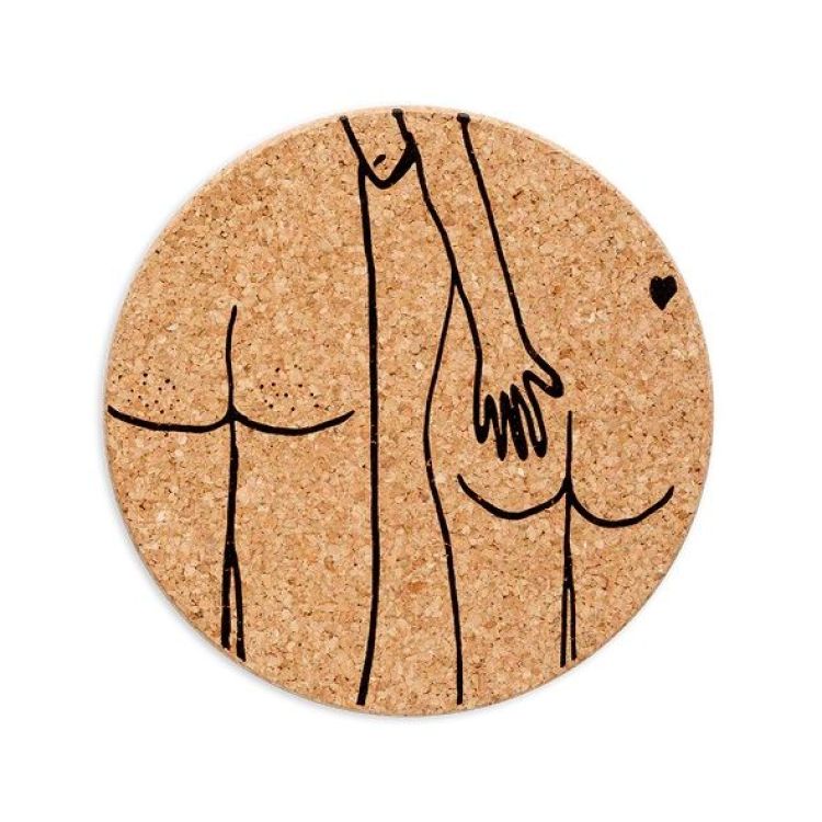 Helen B Onderzetter XL - Naked couple back