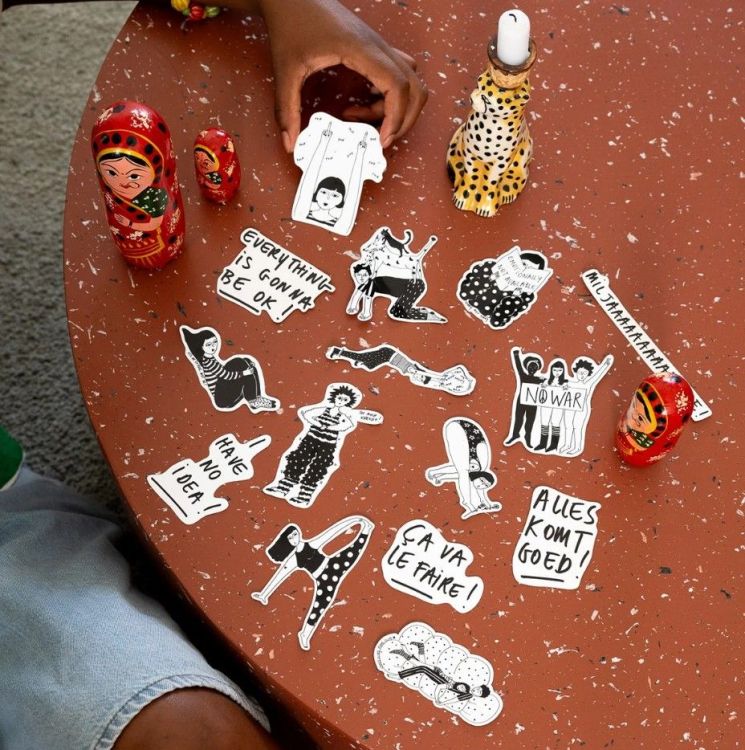 Helen B Sticker - FUCK FUCK FUCK