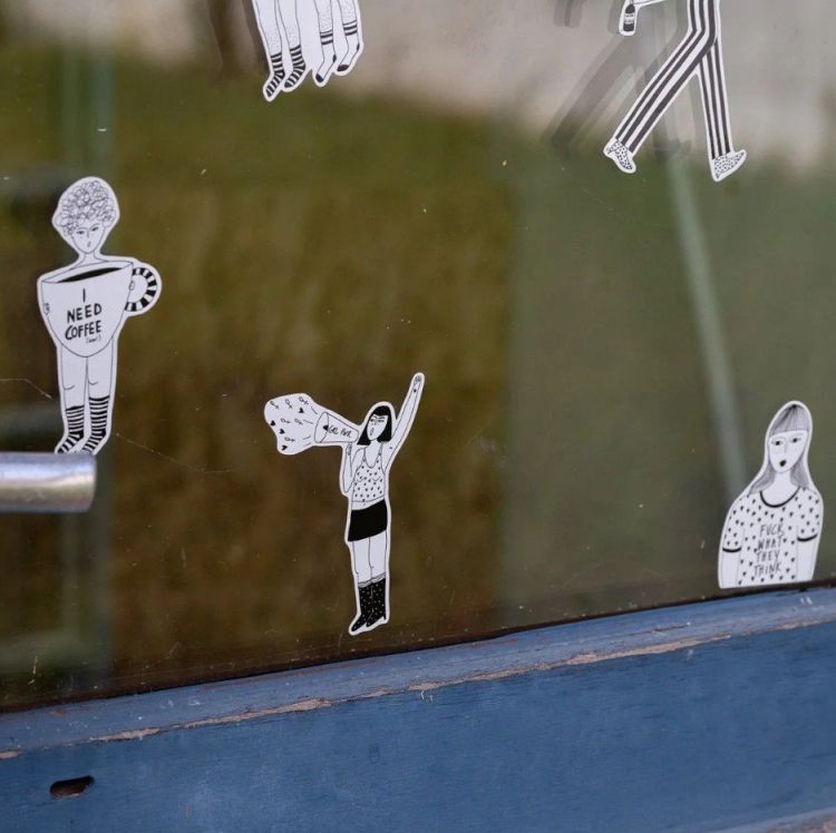 Helen B Sticker - GRL PWR