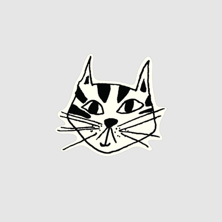 Helen B Sticker - Kitty Helen B Sticker - Kitty