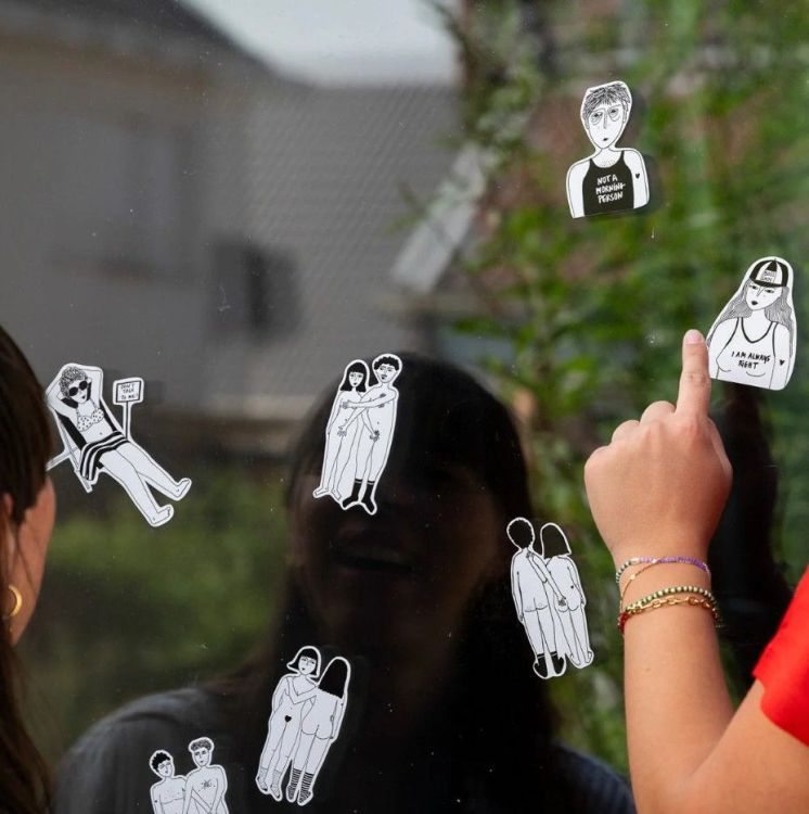 Helen B Sticker - Not a morning person