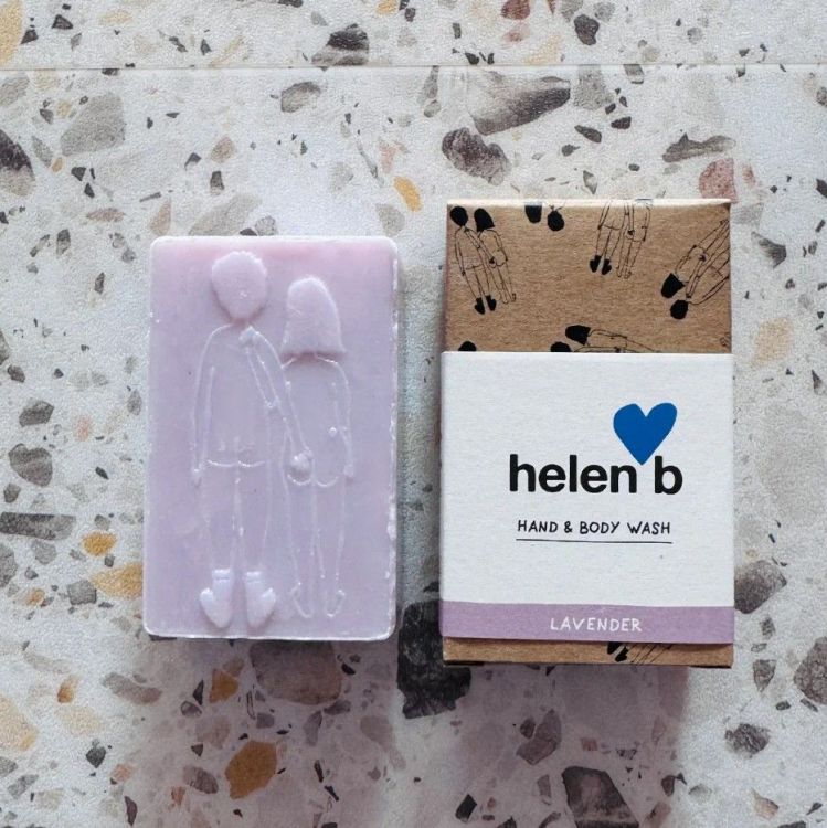 Helen B Zeep - Naked couple (back) - Lavendel Helen B Zeep - Naked couple (back) - Lavendel