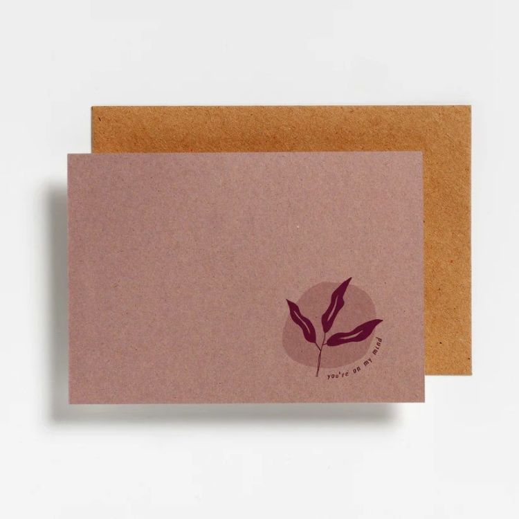 Hello August Postkaartje - you're on my mind Hello August Postkaartje - you're on my mind