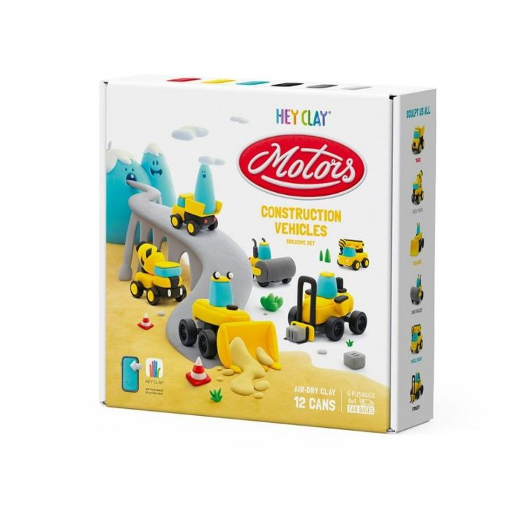HEY CLAY Constructie - 12 potjes klei