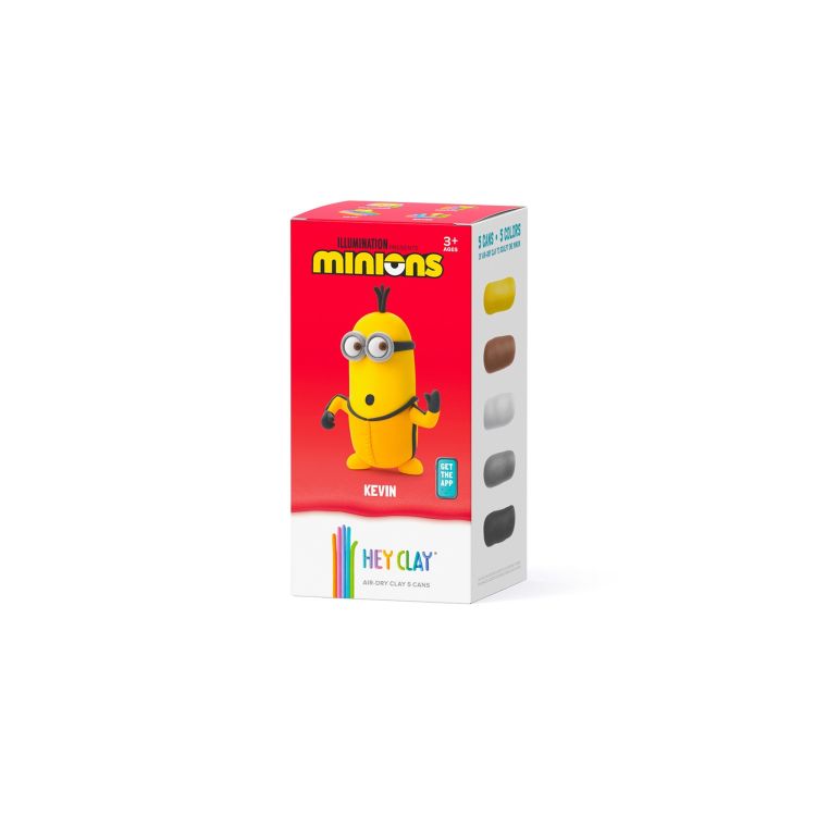HEY CLAY Minions - Kevin - 5 potjes klei HEY CLAY Minions - Kevin - 5 potjes klei
