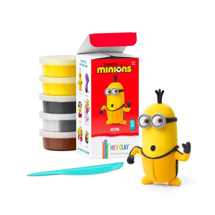 HEY CLAY Minions - Kevin - 5 potjes klei