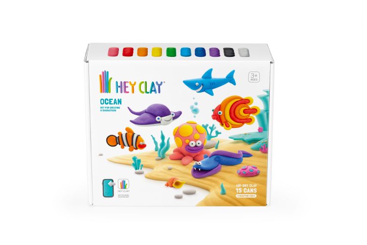 HEY CLAY Oceaan - 15 potjes klei