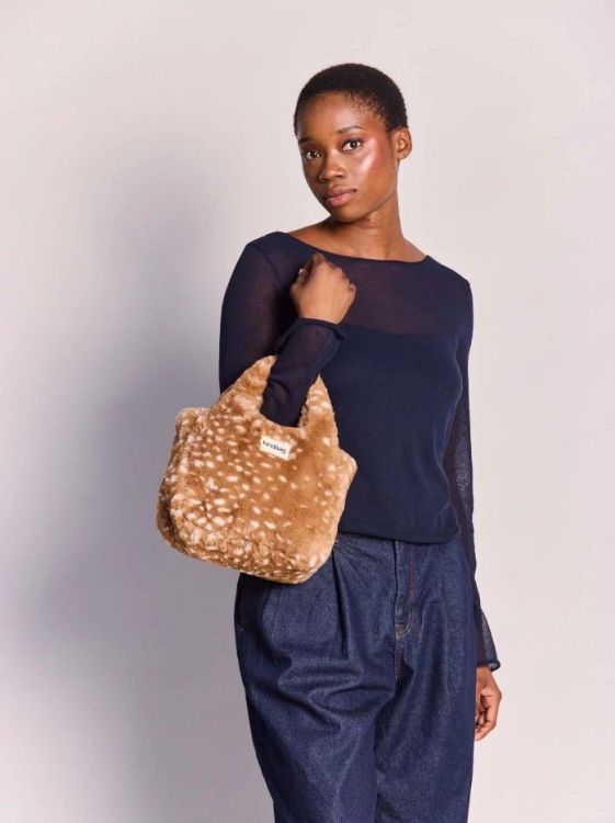 Hindbag Handtas - Louise - Fausse Fourrure Faon