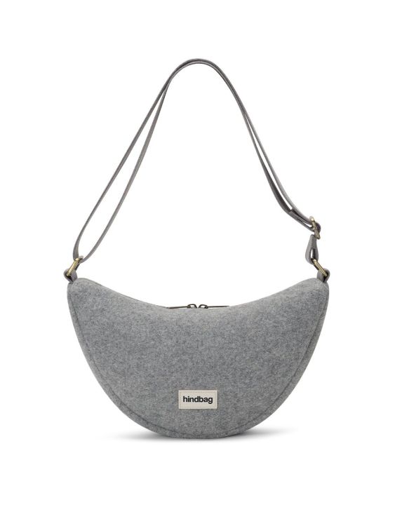 Hindbag Heuptas - Andrea Effet Laine Gris Hindbag Heuptas - Andrea Effet Laine Gris