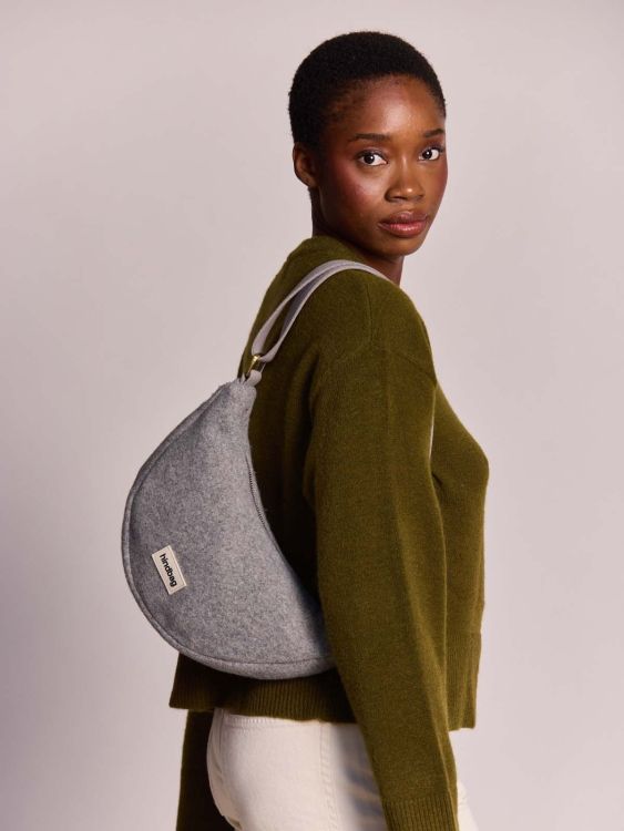 Hindbag Heuptas - Andrea Effet Laine Gris