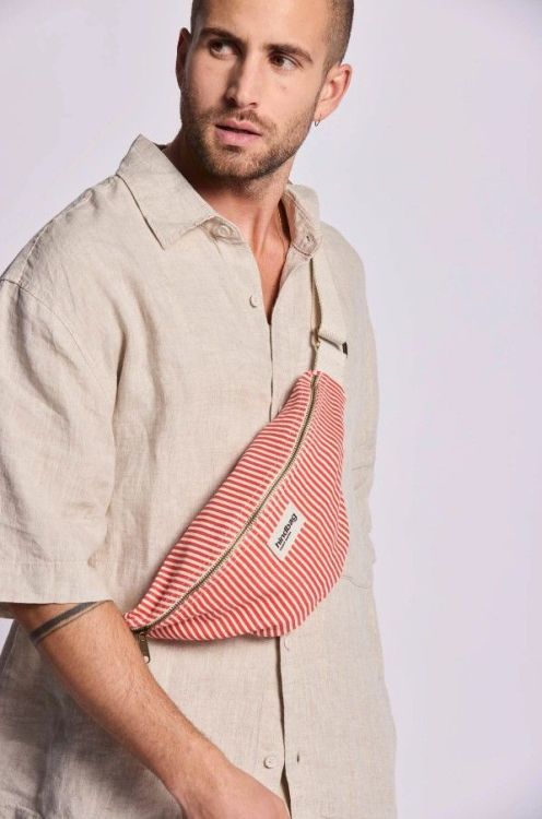 Hindbag Heuptas - Olivia Rayures Fines Rouge