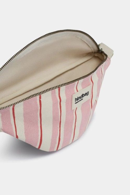Hindbag Heuptas - Olivia Rayures Larges Rouge and Rose
