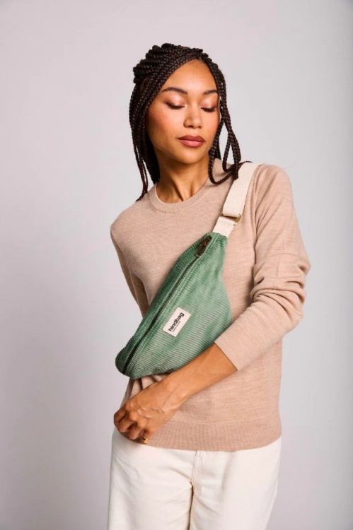 Hindbag Heuptas - Olivia Velours Vert D'eau