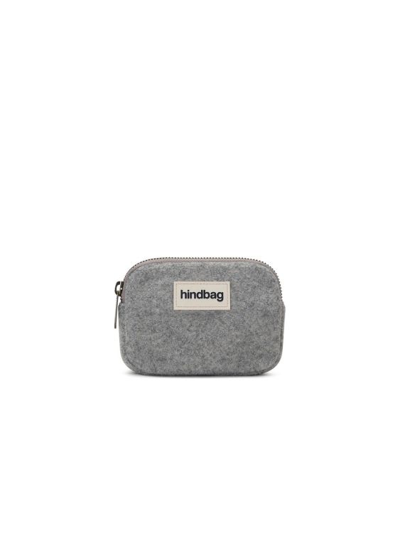 Hindbag Portemonnee - Lili Effet Laine Gris Hindbag Portemonnee - Lili Effet Laine Gris