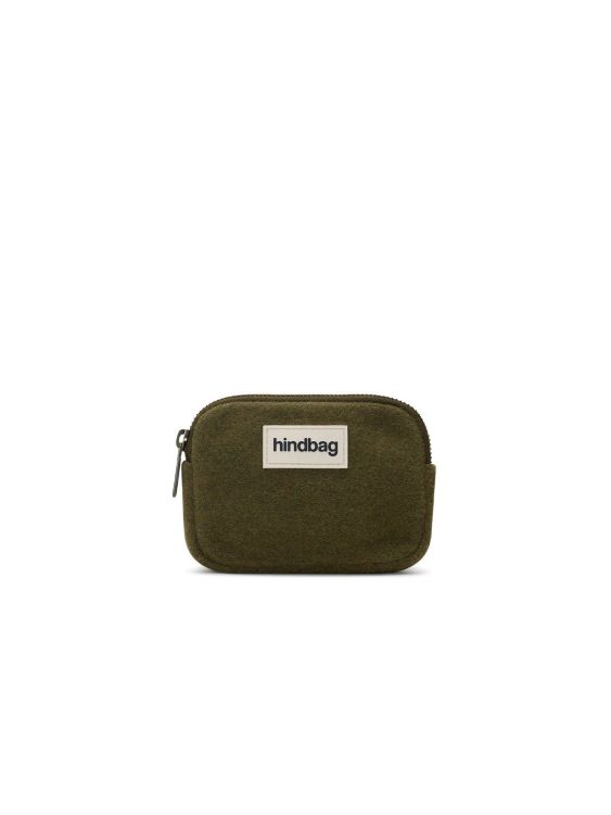 Hindbag Portemonnee - Lili Effet Laine Khaki Hindbag Portemonnee - Lili Effet Laine Khaki