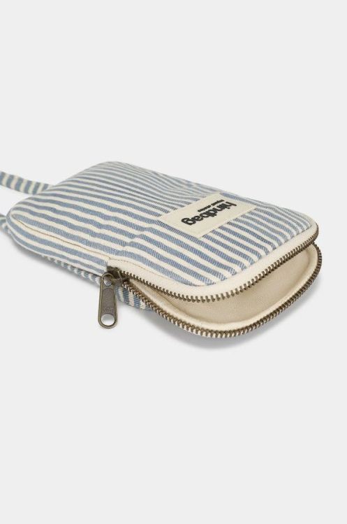 Hindbag Telefoontasje - Bill Rayures Fines Blue