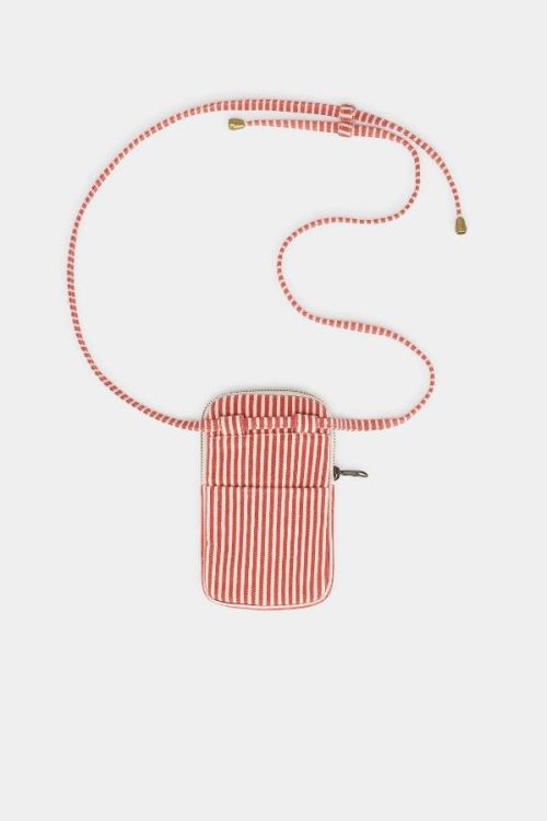Hindbag Telefoontasje - Bill Rayures Fines Rouge