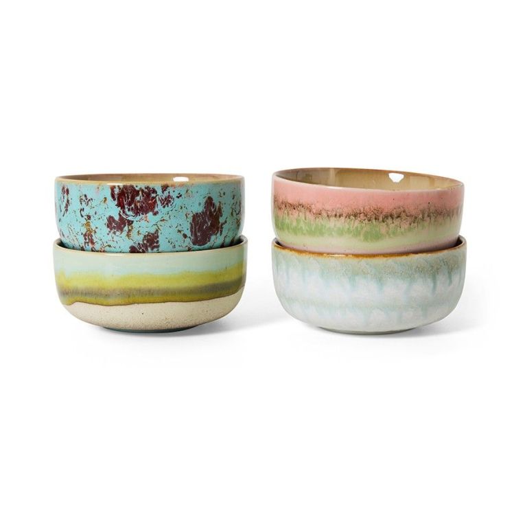 HK Living Dessert kommen - Impression - set van 4