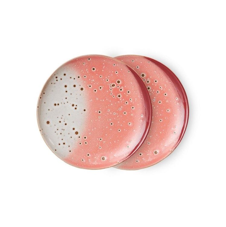 HK Living Dessertborden - Lychee - set van 2 HK Living Dessertborden - Lychee - set van 2