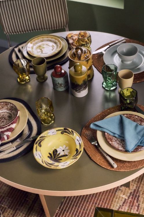 HK Living Dinerborden - Cream - set van 2