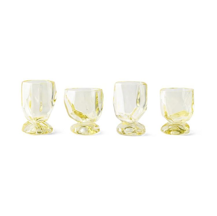 HK Living Glazen - Cetrine (set van 4) - Nienke Sikkema HK Living Glazen - Cetrine (set van 4) - Nienke Sikkema