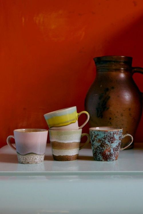 HK Living Koffietas met oor - Muse