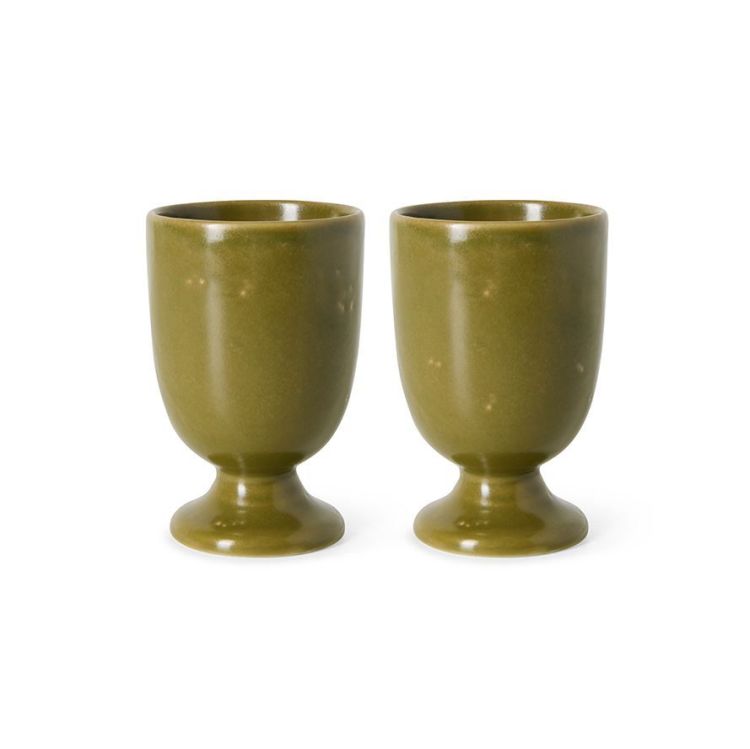 HK Living Koffietas - Moss (set van 2) HK Living Koffietas - Moss (set van 2)