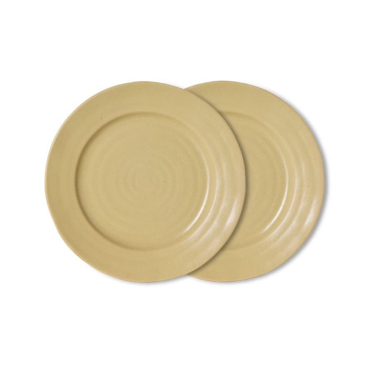 HK Living Ontbijtborden - cream - set van 2 HK Living Ontbijtborden - cream - set van 2