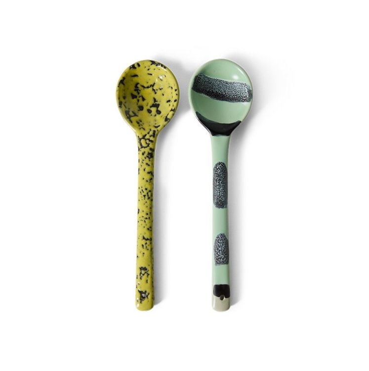 HK Living Serveer lepels - Mines - Set van 2