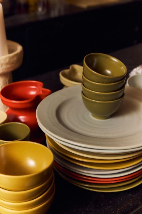 HK Living Xs kommen - Moss - set van 4