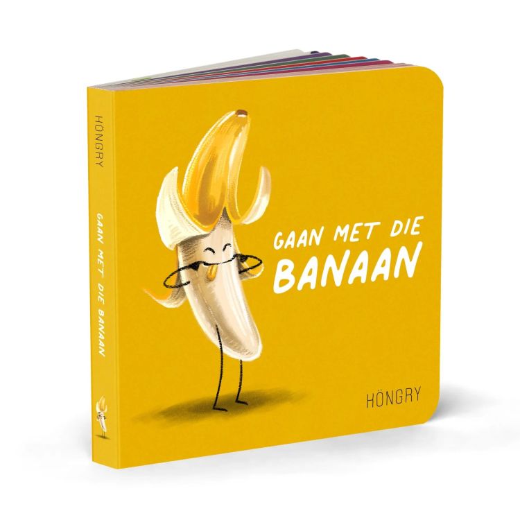 HÖNGRY Kartonboek - Gaan met die banaan